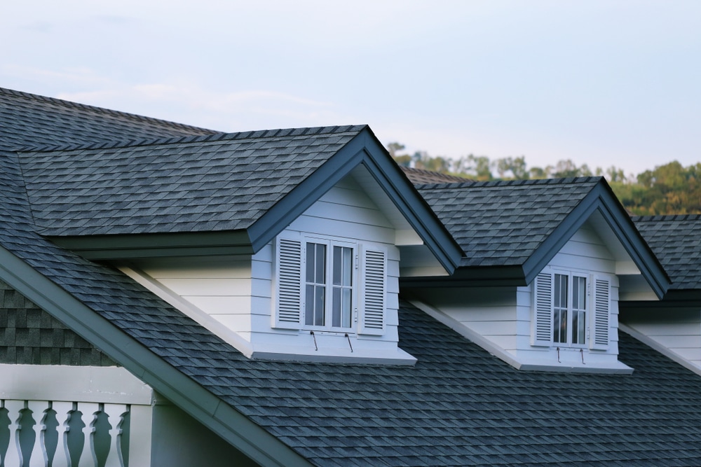 House in the attic close-up