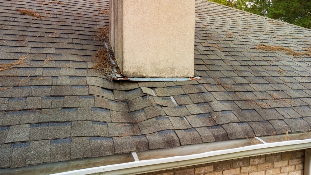 Roof and shingles damaged due to water leaks