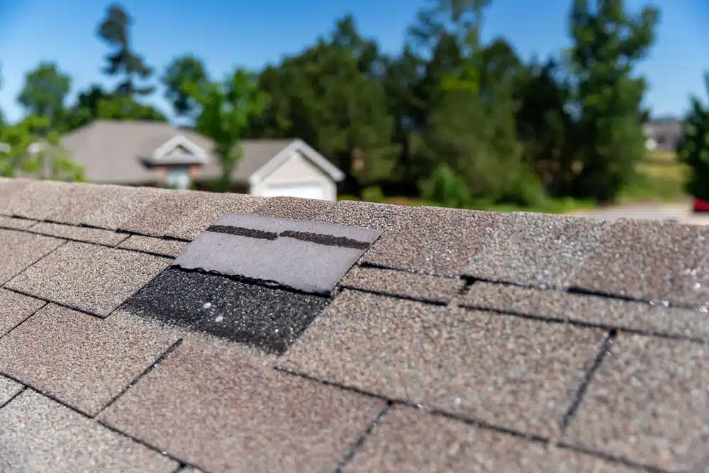  Leaky shingle roof needing repair
