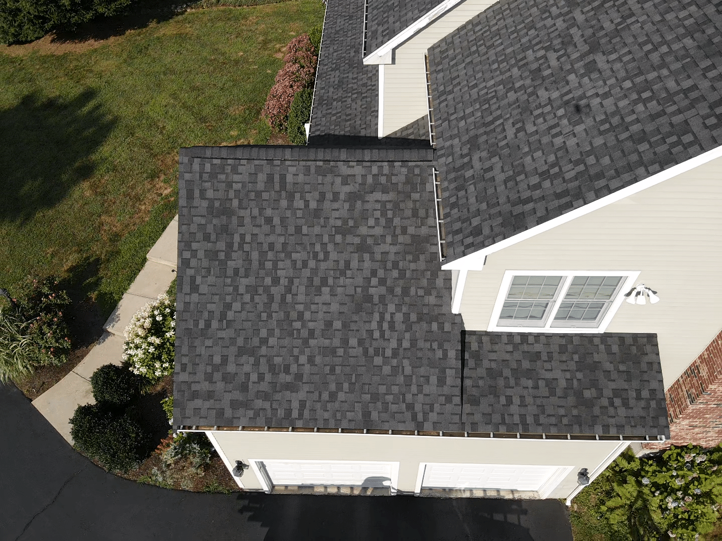 Visual of a well-maintained roof after recent repairs
