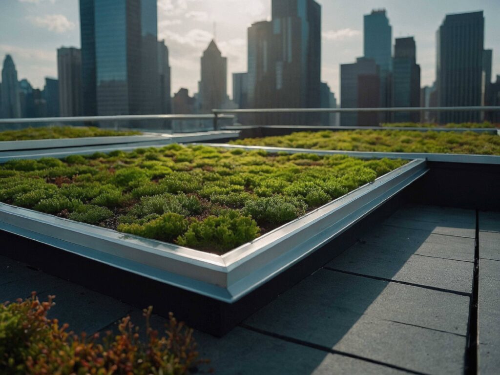 green roofing installation