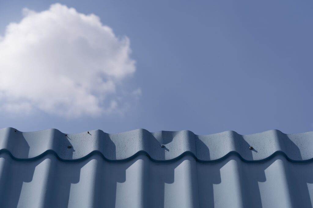 sky with roof tiles image