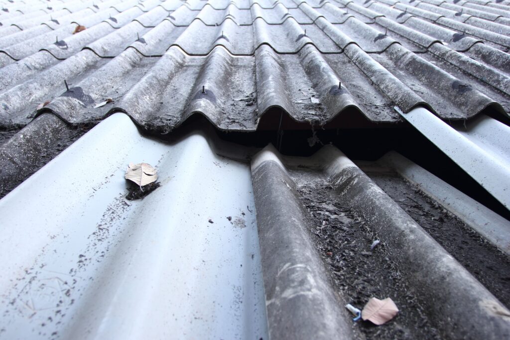 Leaking damaged roof needs repair
