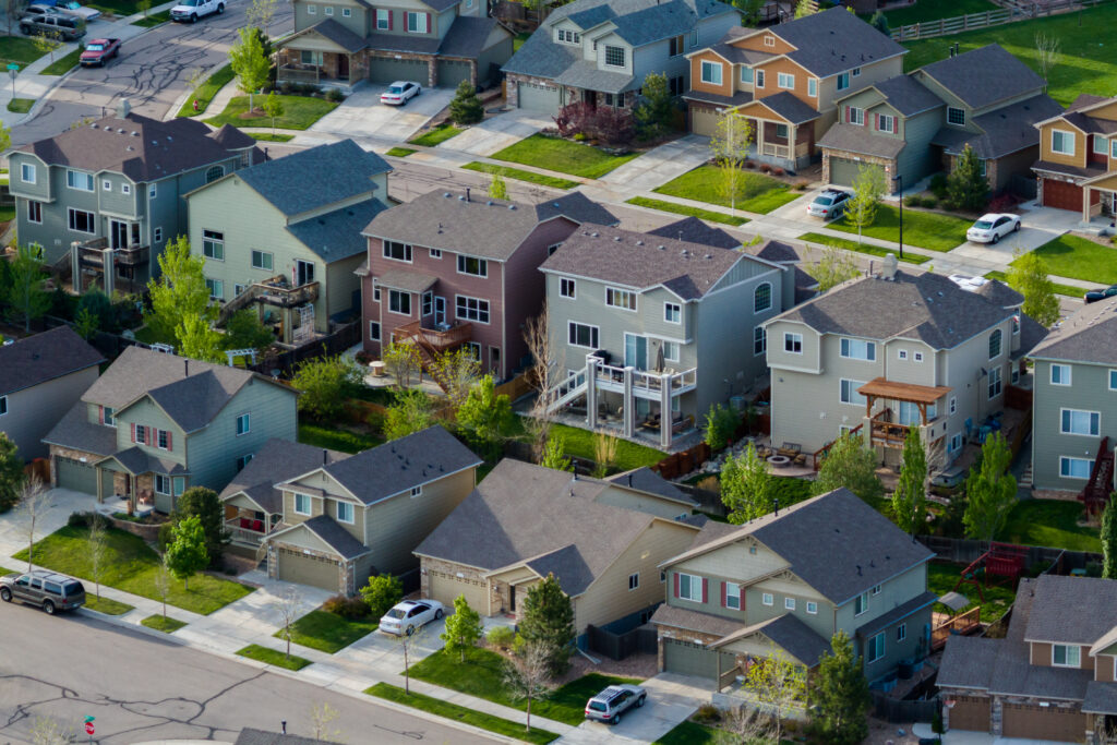 buildings with rooftops, showcasing traditional roofing styles and roof maintenance needs