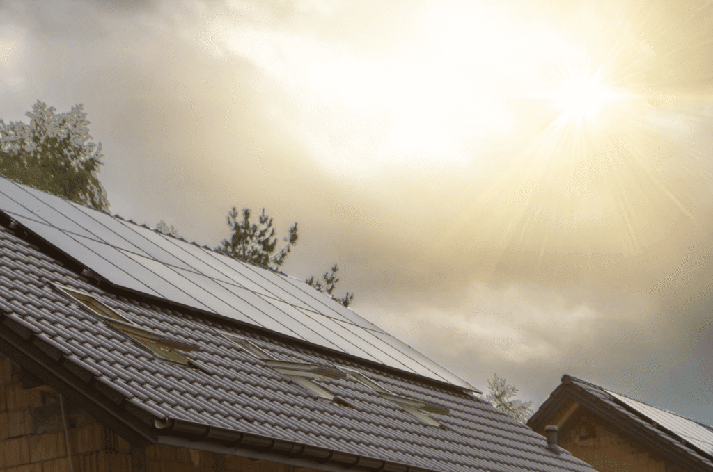 Roof damage in Boston from intense summer heat affecting residential shingles and roofing materials under strong sunlight
